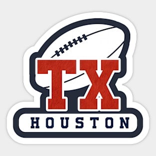 Houston Football Team Sticker